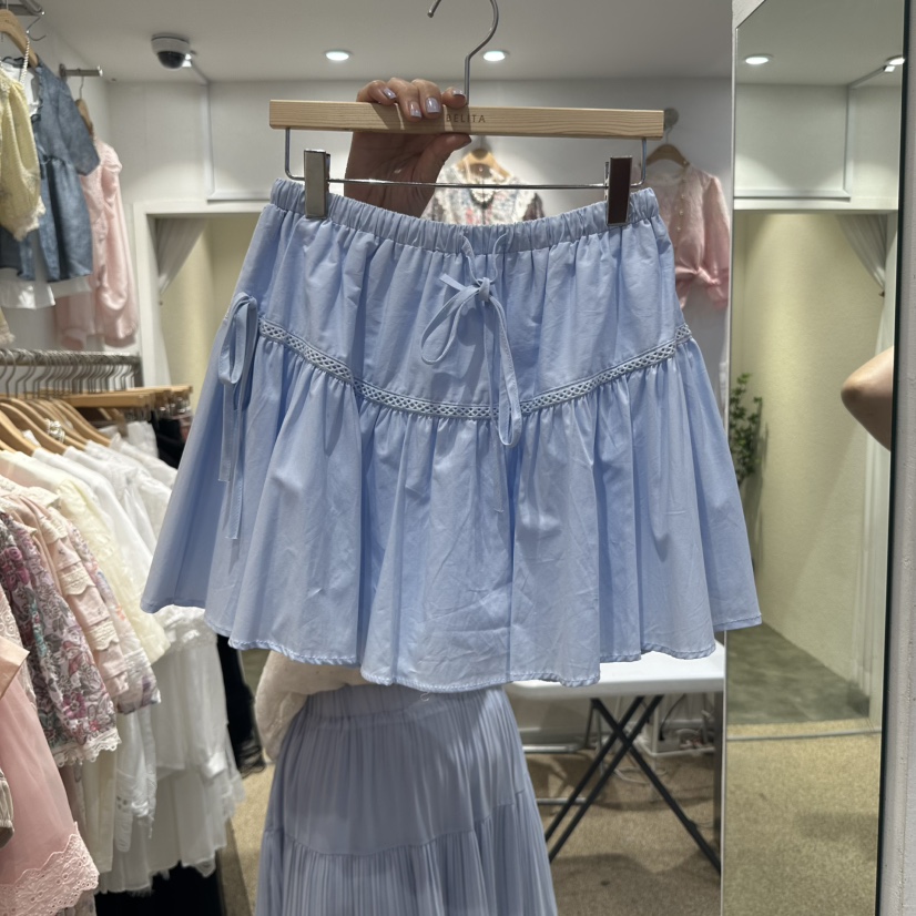 空東大門直郵女裝新品25春夏休閑人氣熱賣時尚真品推薦短裙BELITA短裙