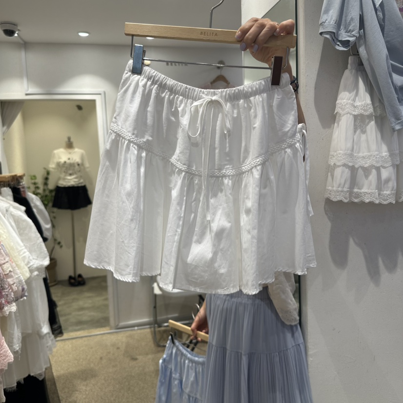 空東大門直郵女裝新品25春夏休閑人氣熱賣時尚真品推薦短裙BELITA短裙圖色2