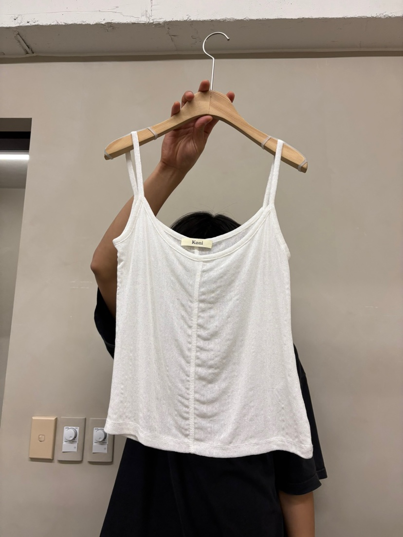 KONI韓國代購女裝新品25春夏休閑真品推薦職業熱賣吊帶背心KONI吊帶/背心