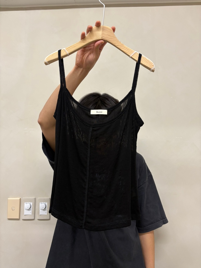 KONI韓國代購女裝新品25春夏休閑真品推薦職業熱賣吊帶背心KONI吊帶/背心圖色4