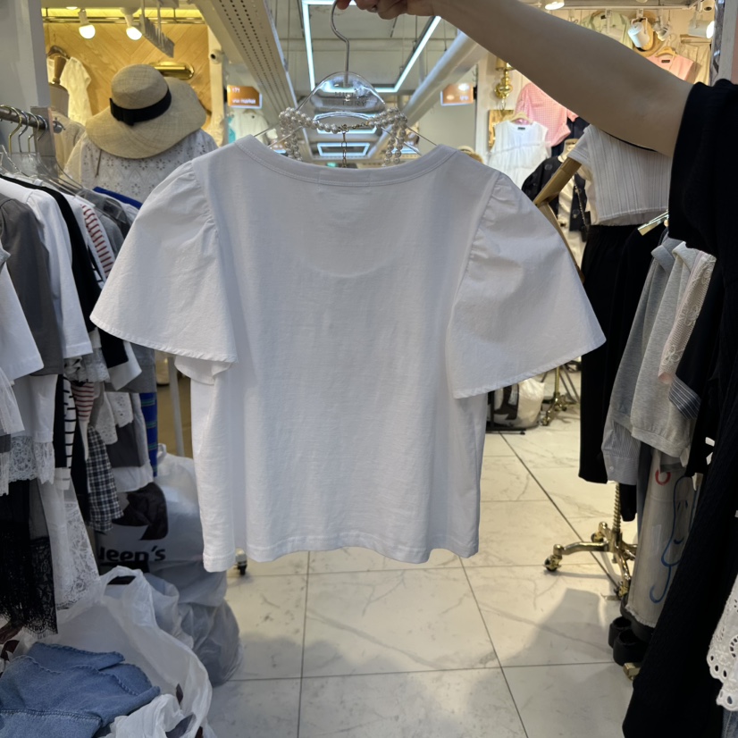BLUE BANANA韓國直郵女裝新品職業休閑真品人氣25春夏T恤小熊BLUE BANANAT恤