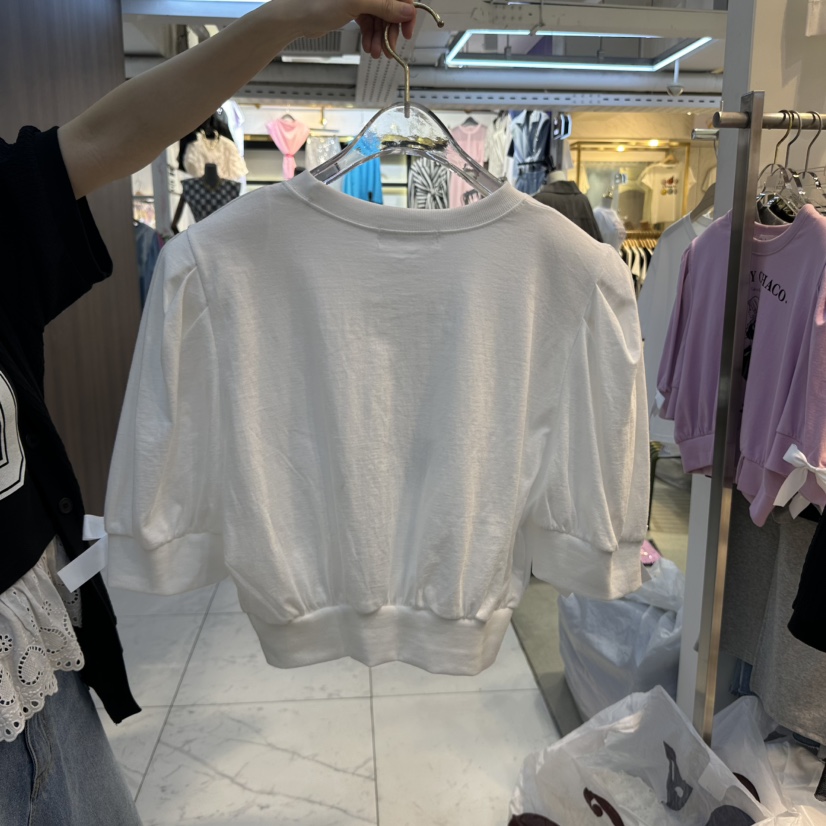 BLUE BANANA東大門實拍女裝新品推薦25春夏時尚人氣職業T恤BLUE BANANAT恤