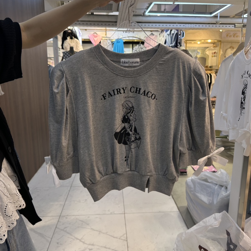 BLUE BANANA東大門實拍女裝新品推薦25春夏時尚人氣職業T恤BLUE BANANAT恤圖色3