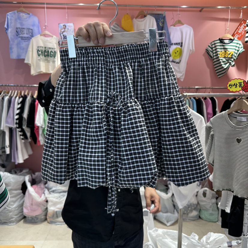 K STORY韓國代購女裝新品真品職業休閑熱賣25春夏短裙南瓜裙K STORY短裙