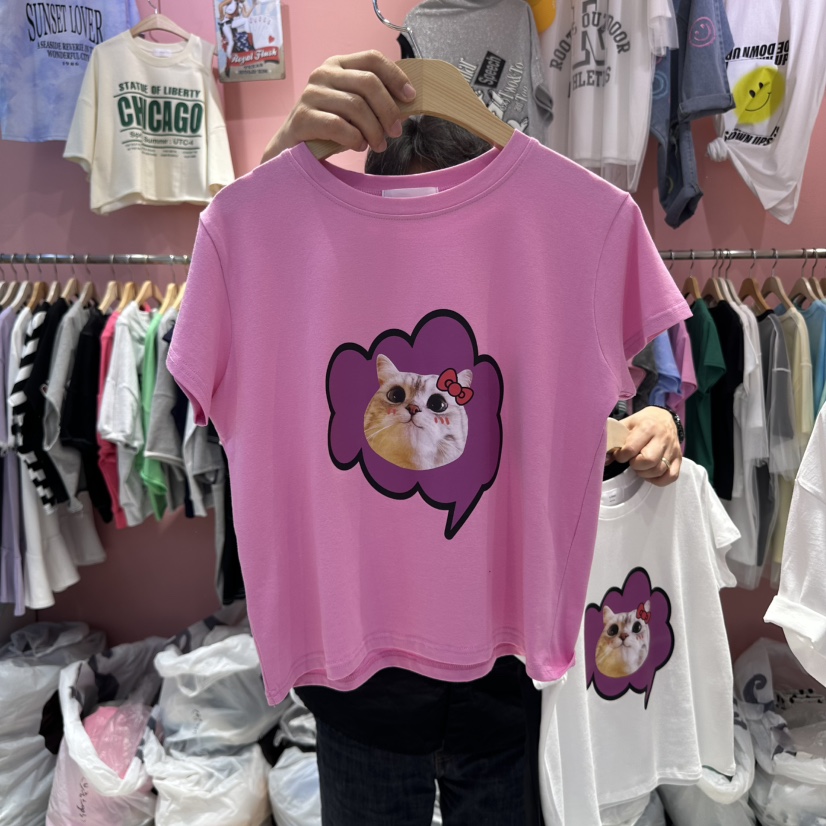 K STORY韓國直郵女士新品25春夏熱賣推薦時尚真品休閑人氣T恤K STORYT恤圖色2