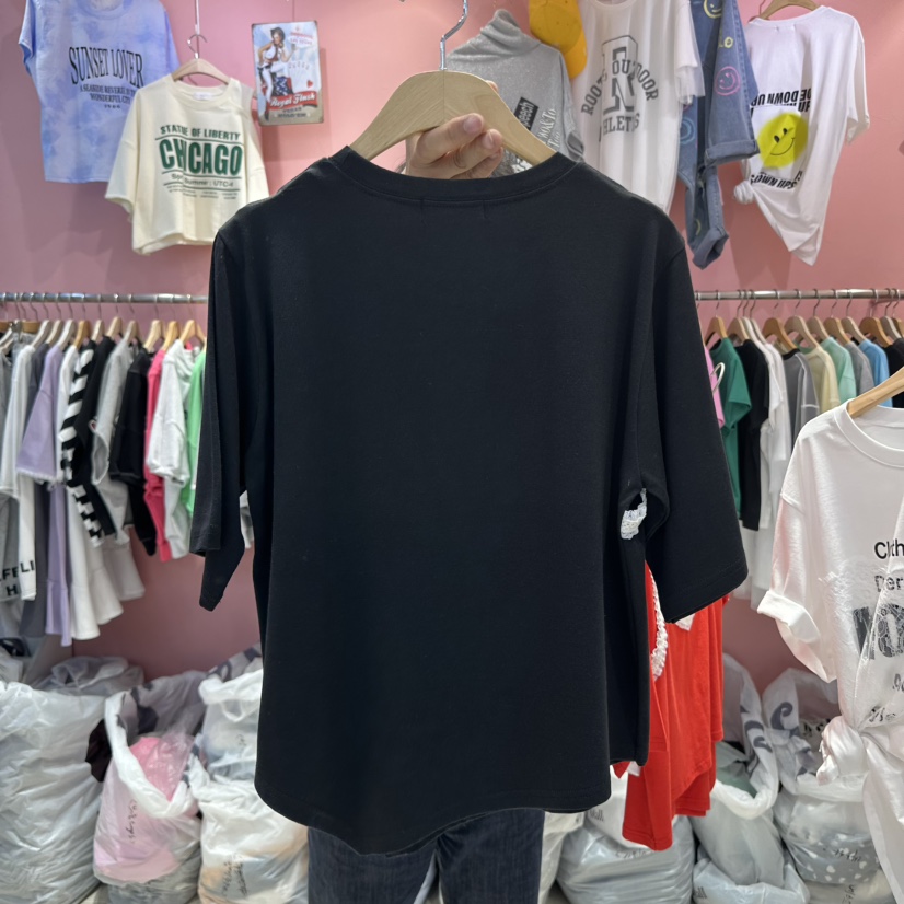 K STORY東大門代購女士新品真品熱賣人氣職業休閑T恤假兩件K STORYT恤
