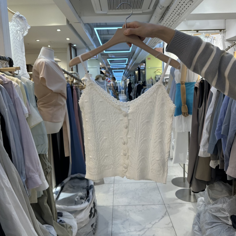 HARU韓國直郵女士新品25春夏真品休閑推薦時尚職業吊帶背心HARU吊帶/背心圖色2