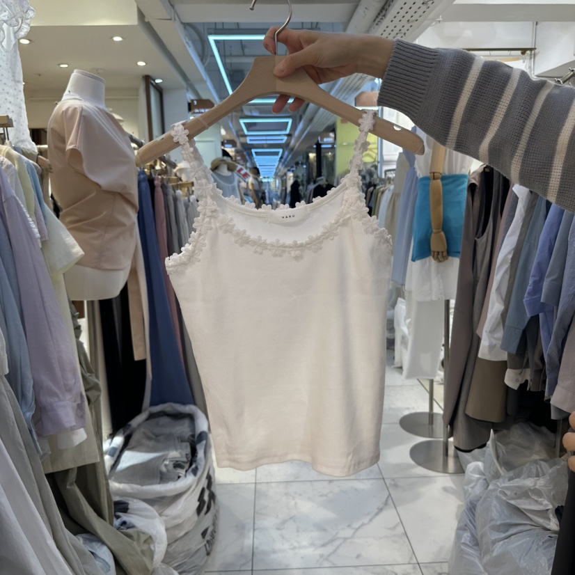 HARU韓國直郵女裝新款時尚真品休閑職業熱賣25春夏吊帶背心HARU吊帶/背心