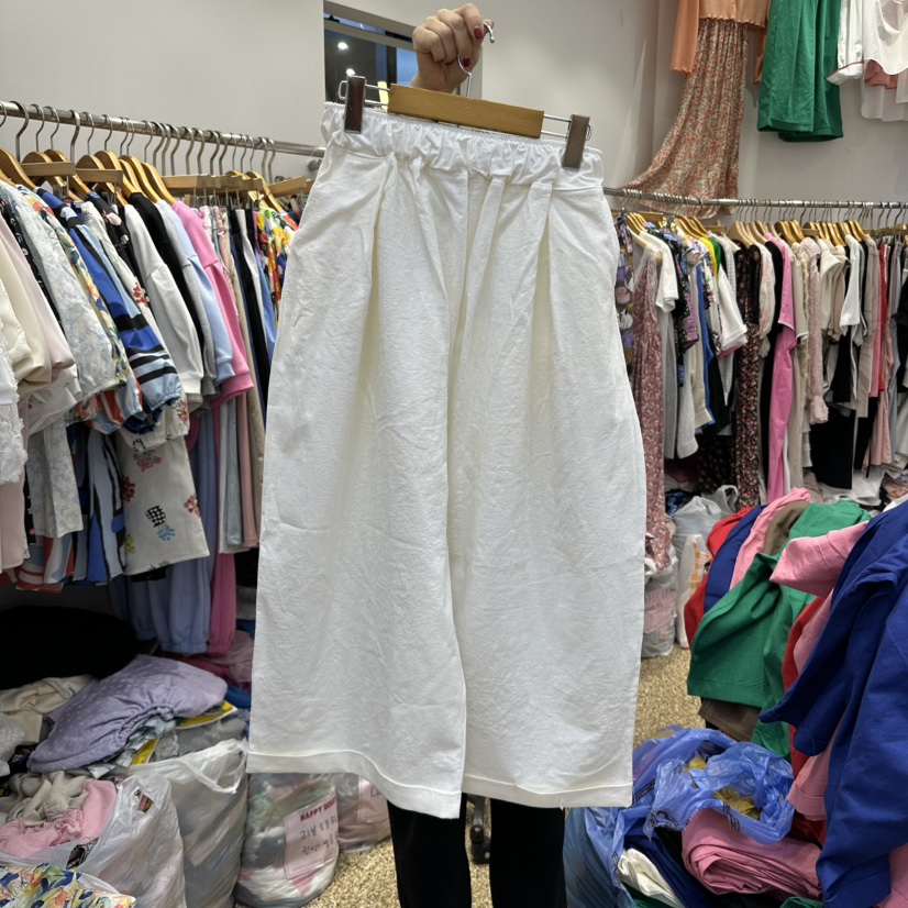 HAPPYBERRY東大門實拍女裝新品時尚熱賣人氣25春夏休閑褲亞麻HAPPYBERRY休閑褲