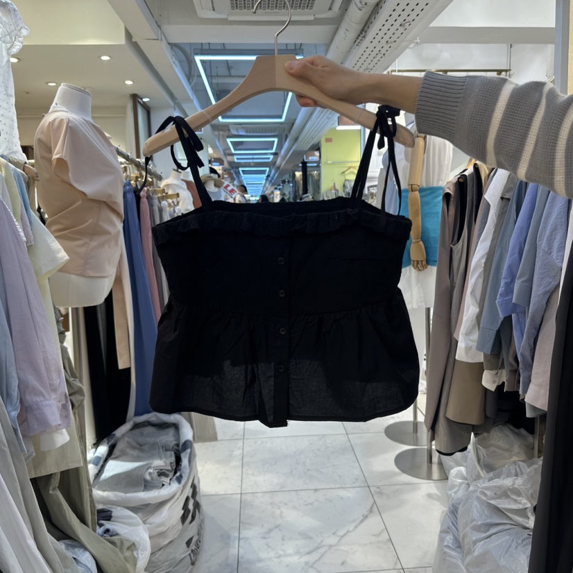 HARU東大門代購女裝新款25春夏人氣時尚真品休閑推薦吊帶背心HARU吊帶/背心圖色2