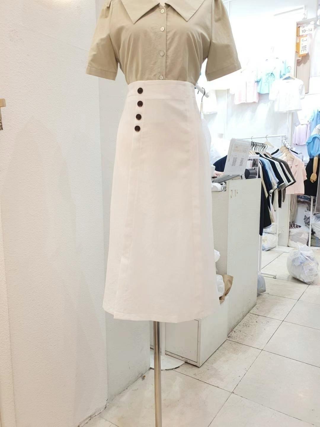 OLIVIA韓國㊣直郵東大門代購女裝新品時尚休閑25春夏熱賣長裙OLIVIA長裙