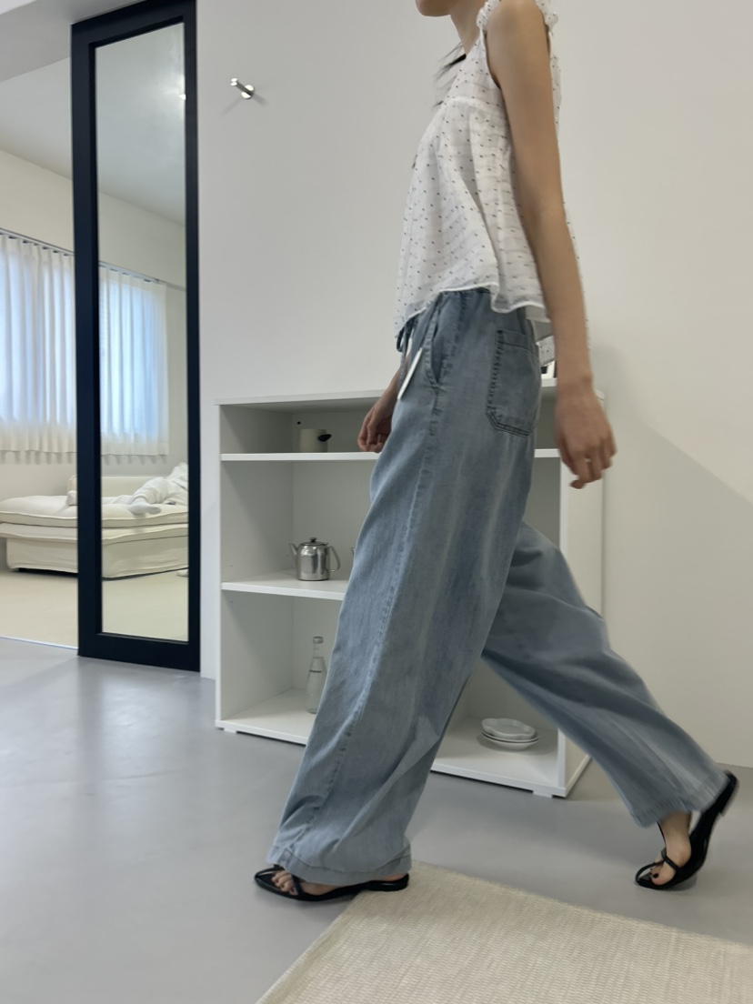 ME MO韓國㊣直郵東大門代購女裝新品人氣25春夏熱賣牛仔褲ME MO牛仔褲
