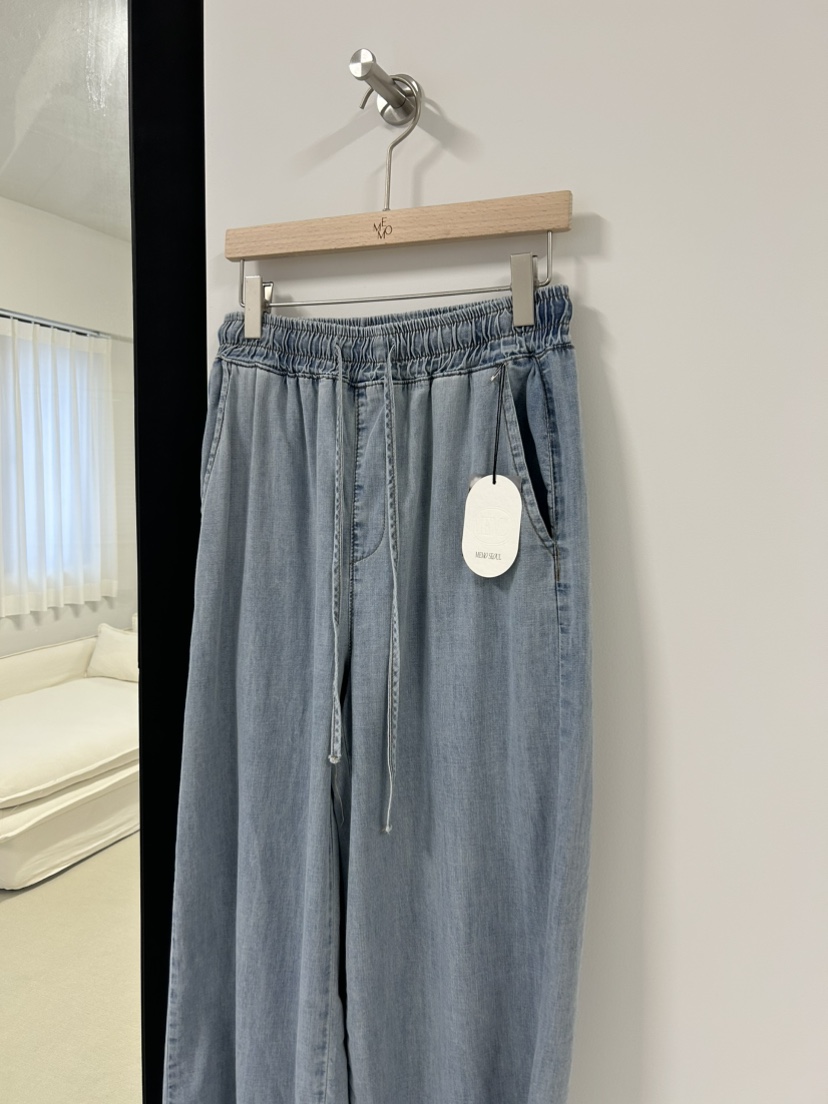 ME MO韓國㊣直郵東大門代購女裝新品人氣25春夏熱賣牛仔褲ME MO牛仔褲