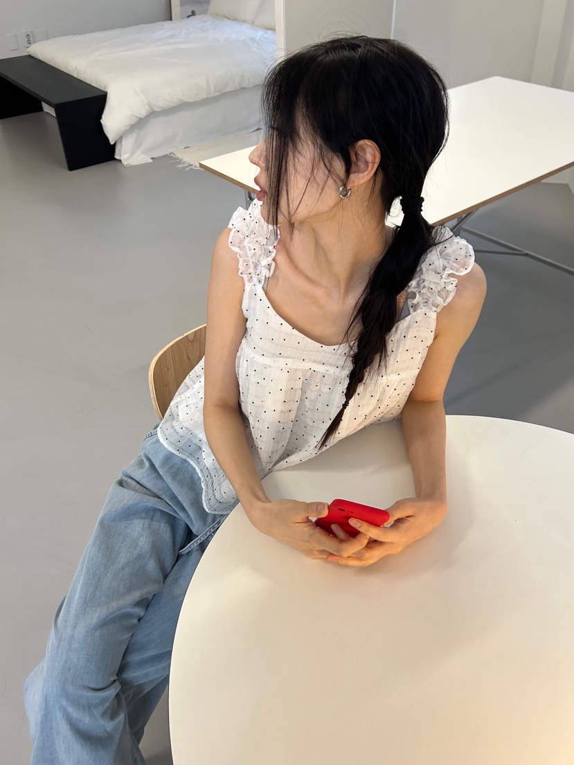 ME MO直郵韓國代購㊣女裝新品25春夏時尚推薦人氣吊帶背心ME MO吊帶/背心