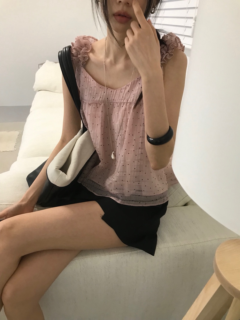 ME MO直郵韓國代購㊣女裝新品25春夏時尚推薦人氣吊帶背心ME MO吊帶/背心