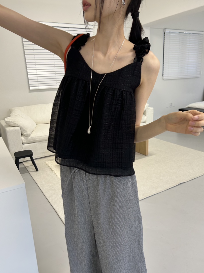 ME MO直郵韓國代購㊣女裝新品25春夏時尚推薦人氣吊帶背心ME MO吊帶/背心圖色2