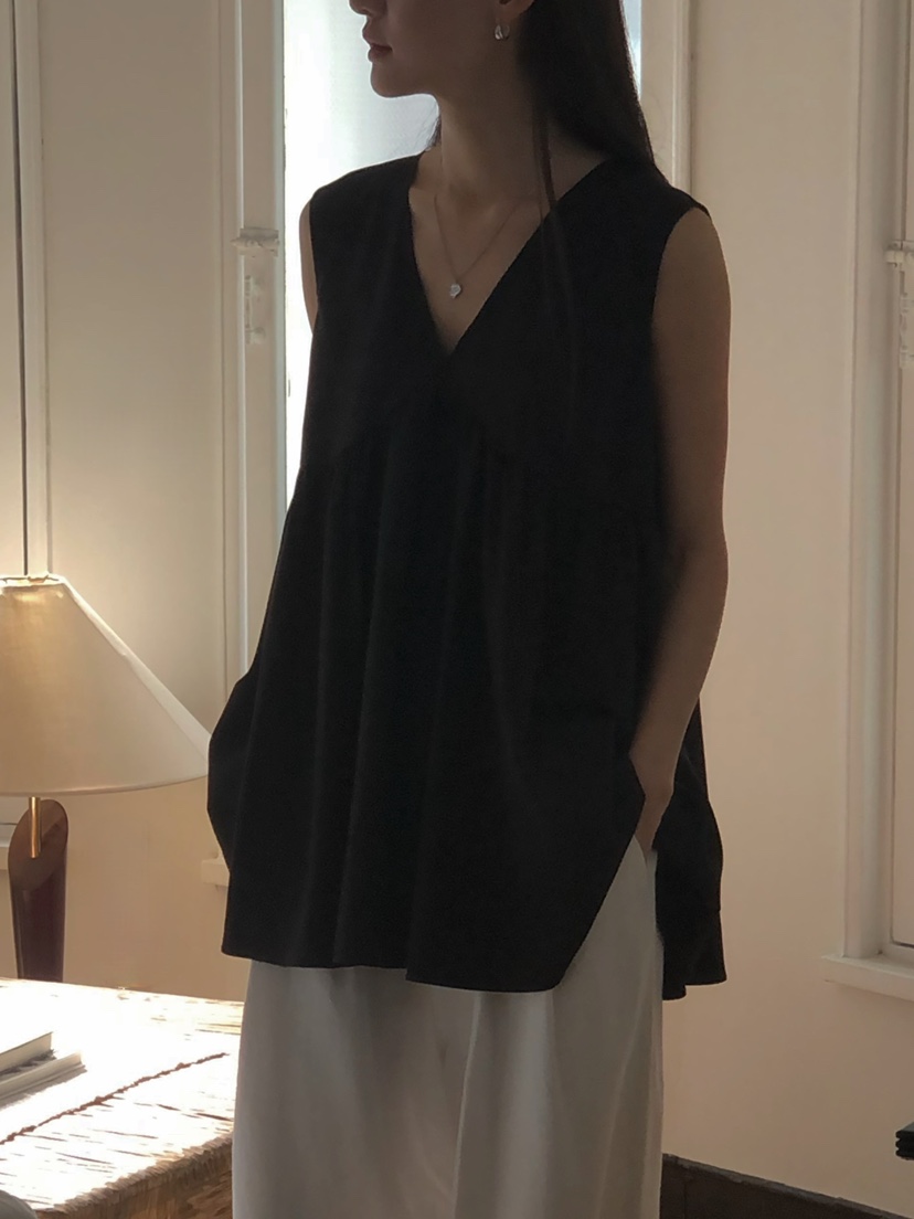 ONDO-P直郵韓國代購㊣女裝新品熱賣推薦25春夏吊帶背心褶皺ONDO-P吊帶/背心