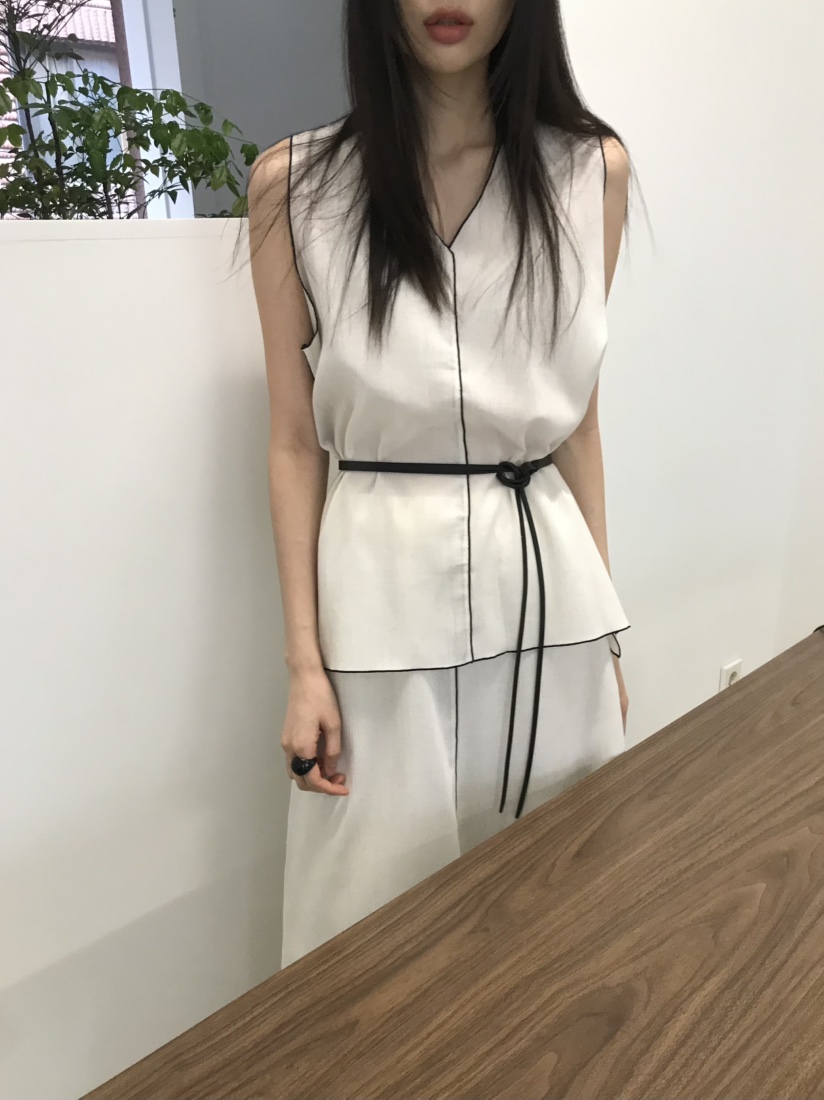 ME MO直郵韓國代購㊣女裝新款熱賣時尚推薦休閑25春夏吊帶背心ME MO吊帶/背心