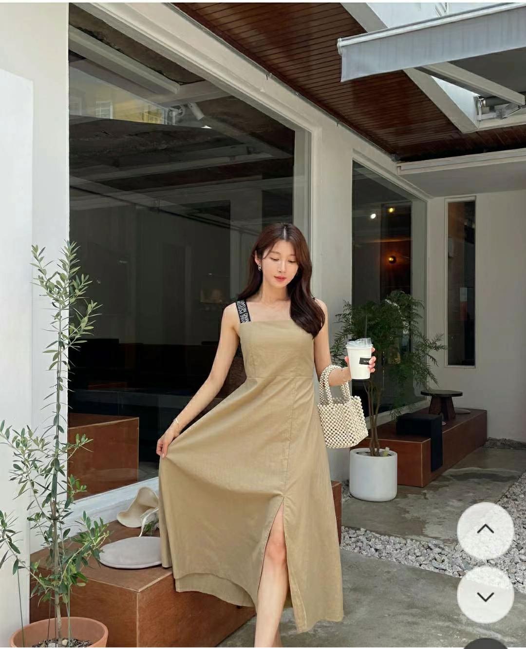 MINK DESIGN韓國㊣直郵東大門代購女裝新款25春夏人氣連衣裙MINK DESIGN連衣裙