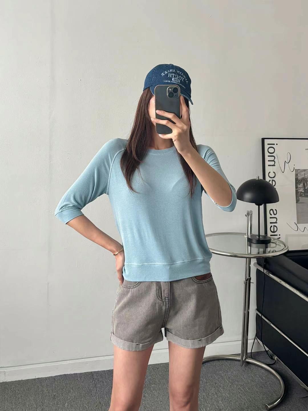 MINK DESIGN直郵韓國代購㊣女裝新款時尚推薦25春夏人氣T恤MINK DESIGNT恤