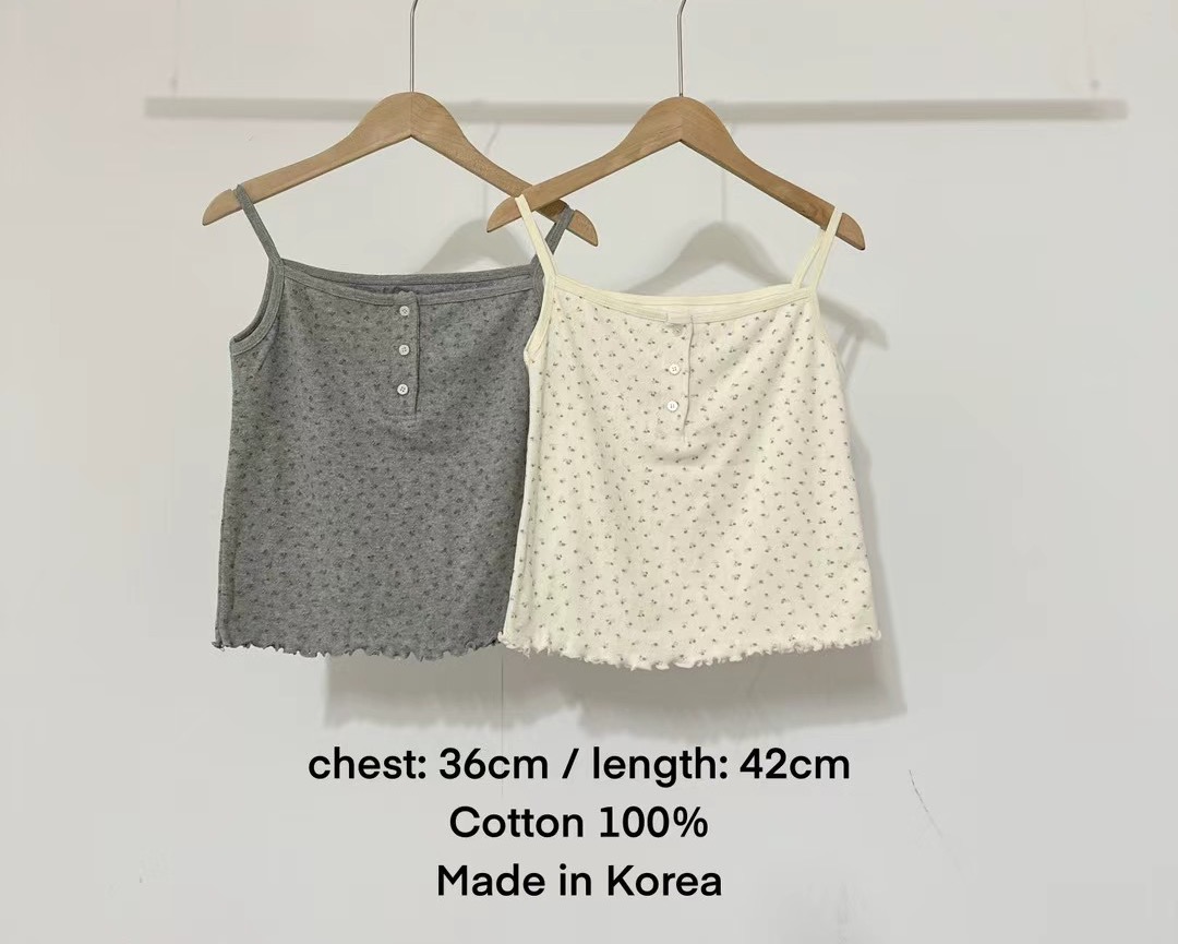 OBE直郵韓國代購㊣女裝新品人氣25春夏休閑熱賣推薦吊帶背心OBE吊帶/背心
