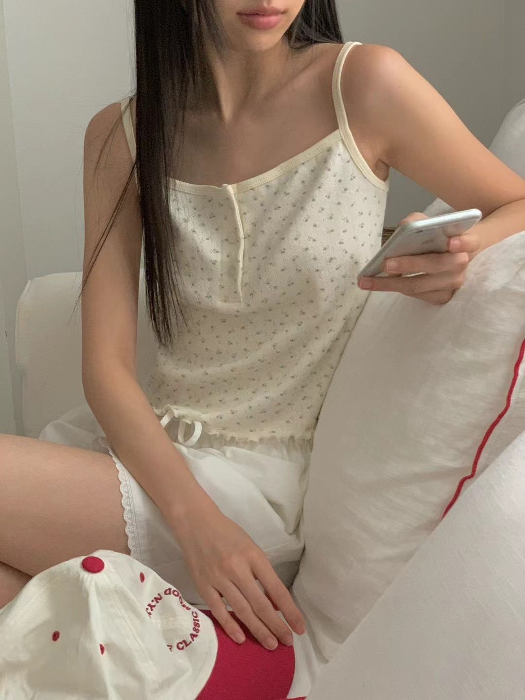 OBE直郵韓國代購㊣女裝新品人氣25春夏休閑熱賣推薦吊帶背心OBE吊帶/背心