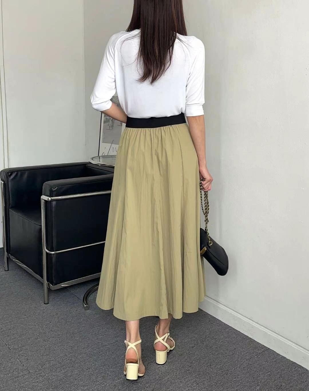 MINK DESIGN韓國直郵㊣東大門實拍女裝新款熱賣時尚推薦長裙MINK DESIGN長裙