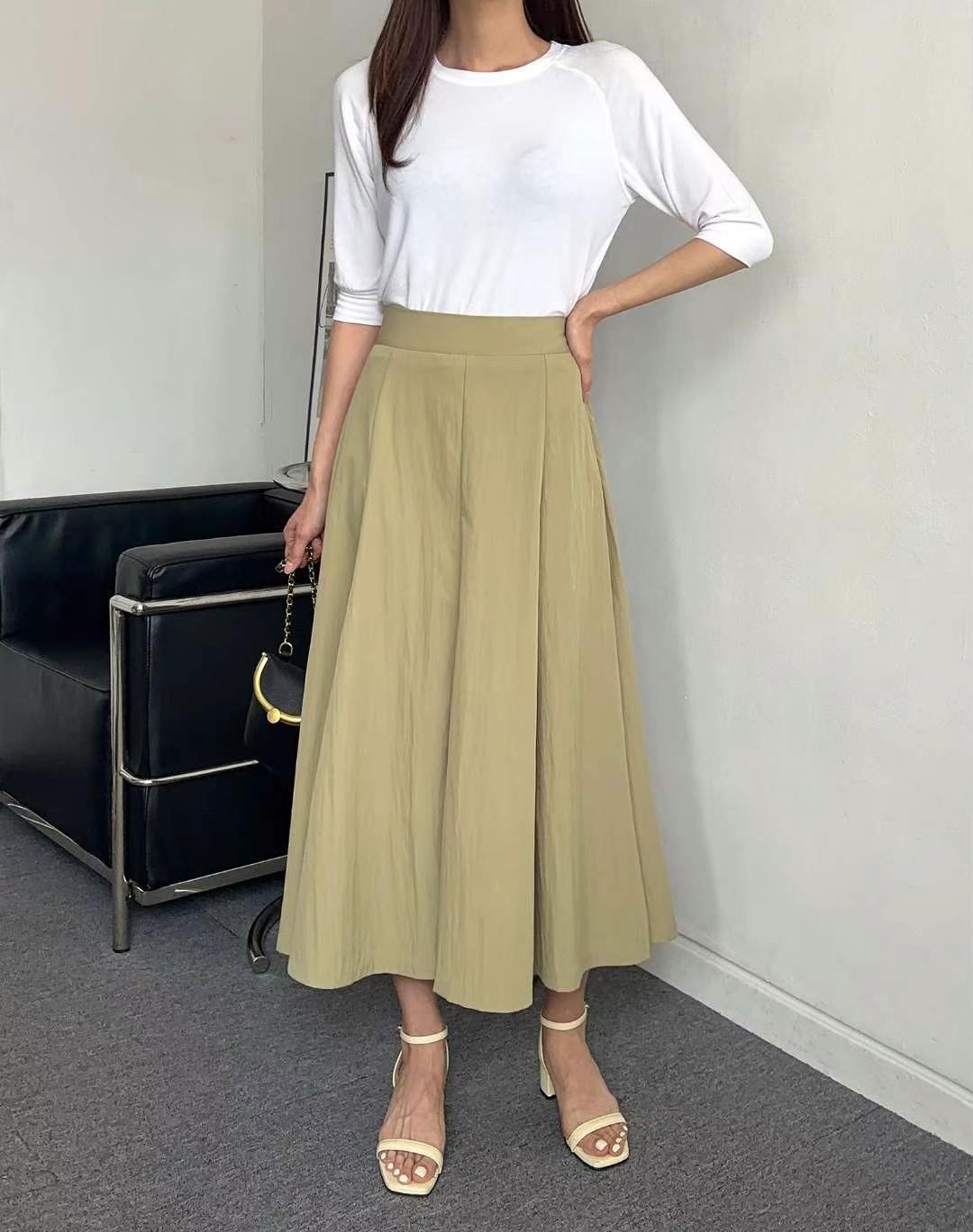 MINK DESIGN韓國直郵㊣東大門實拍女裝新款熱賣時尚推薦長裙MINK DESIGN長裙