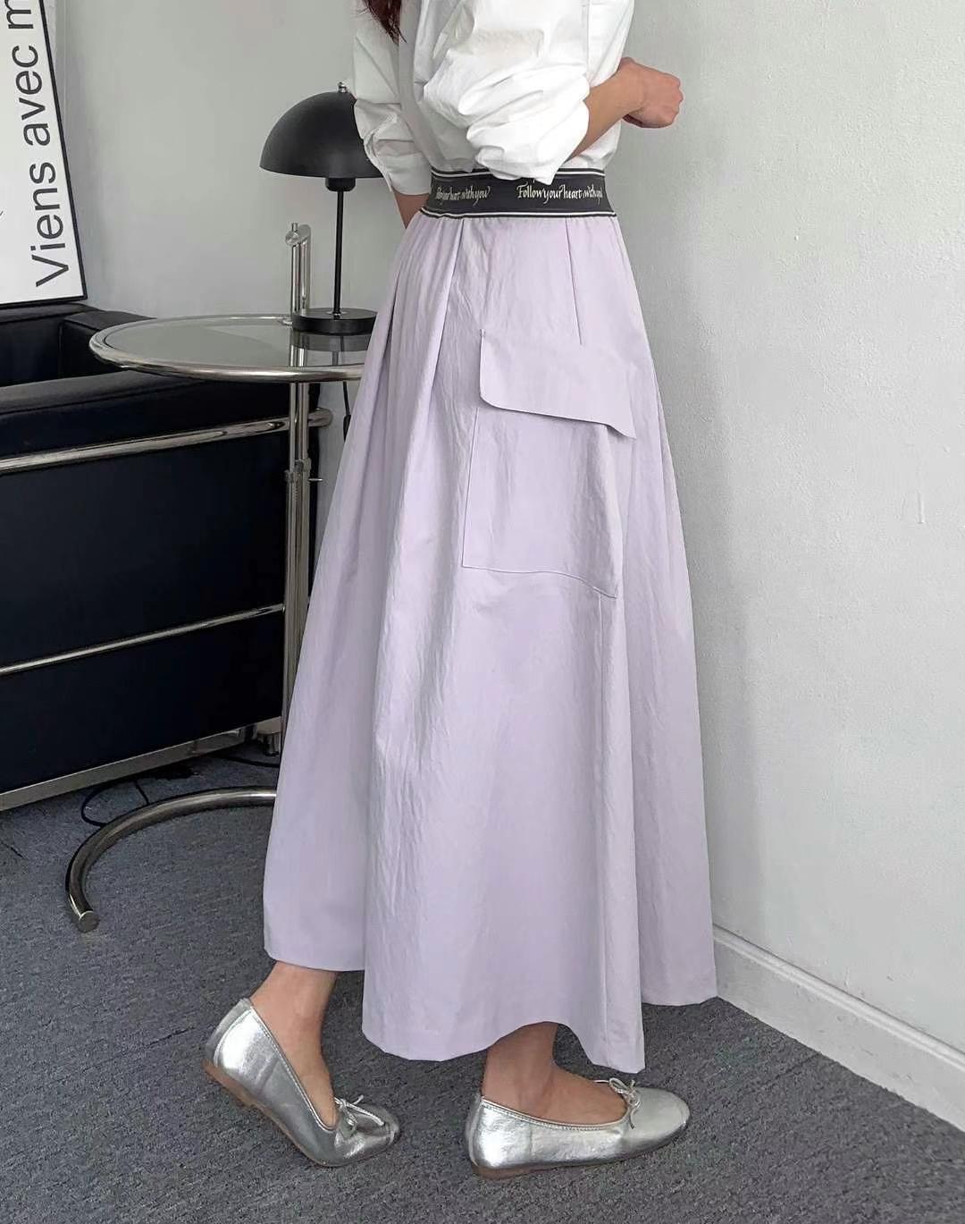 MINK DESIGN韓國直郵㊣東大門實拍女裝新品人氣25春夏長裙MINK DESIGN長裙