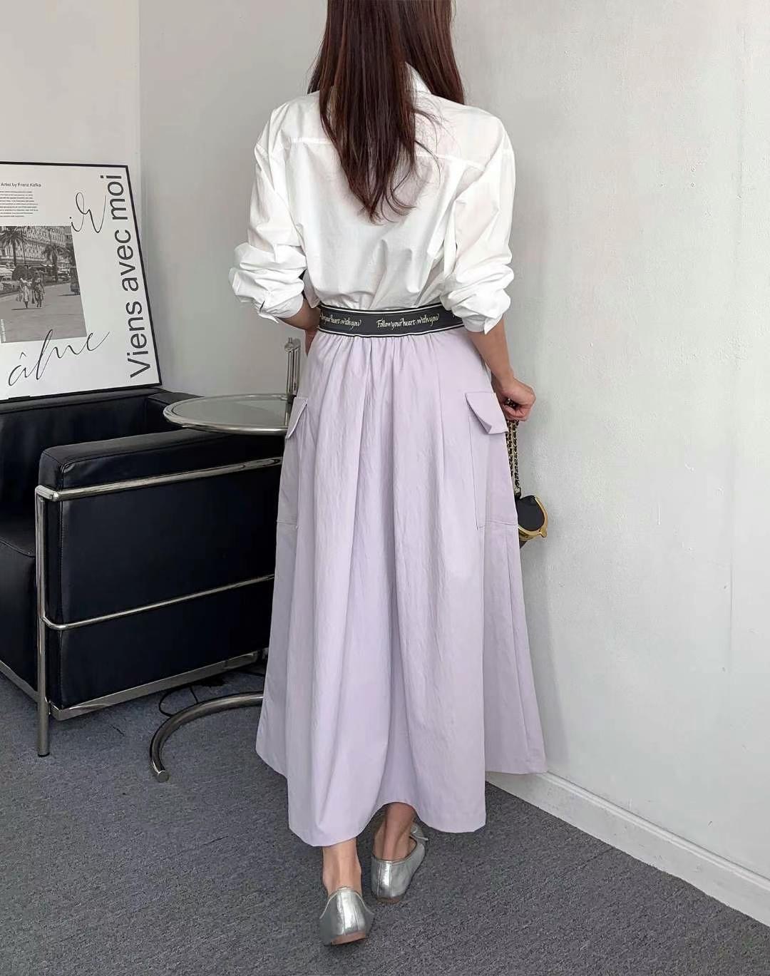 MINK DESIGN韓國直郵㊣東大門實拍女裝新品人氣25春夏長裙MINK DESIGN長裙