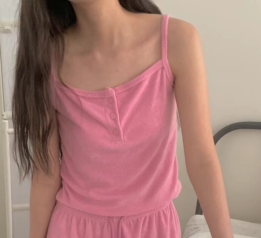 OBE韓國直郵㊣東大門實拍女裝新款25春夏推薦人氣時尚吊帶背心OBE吊帶/背心圖色2