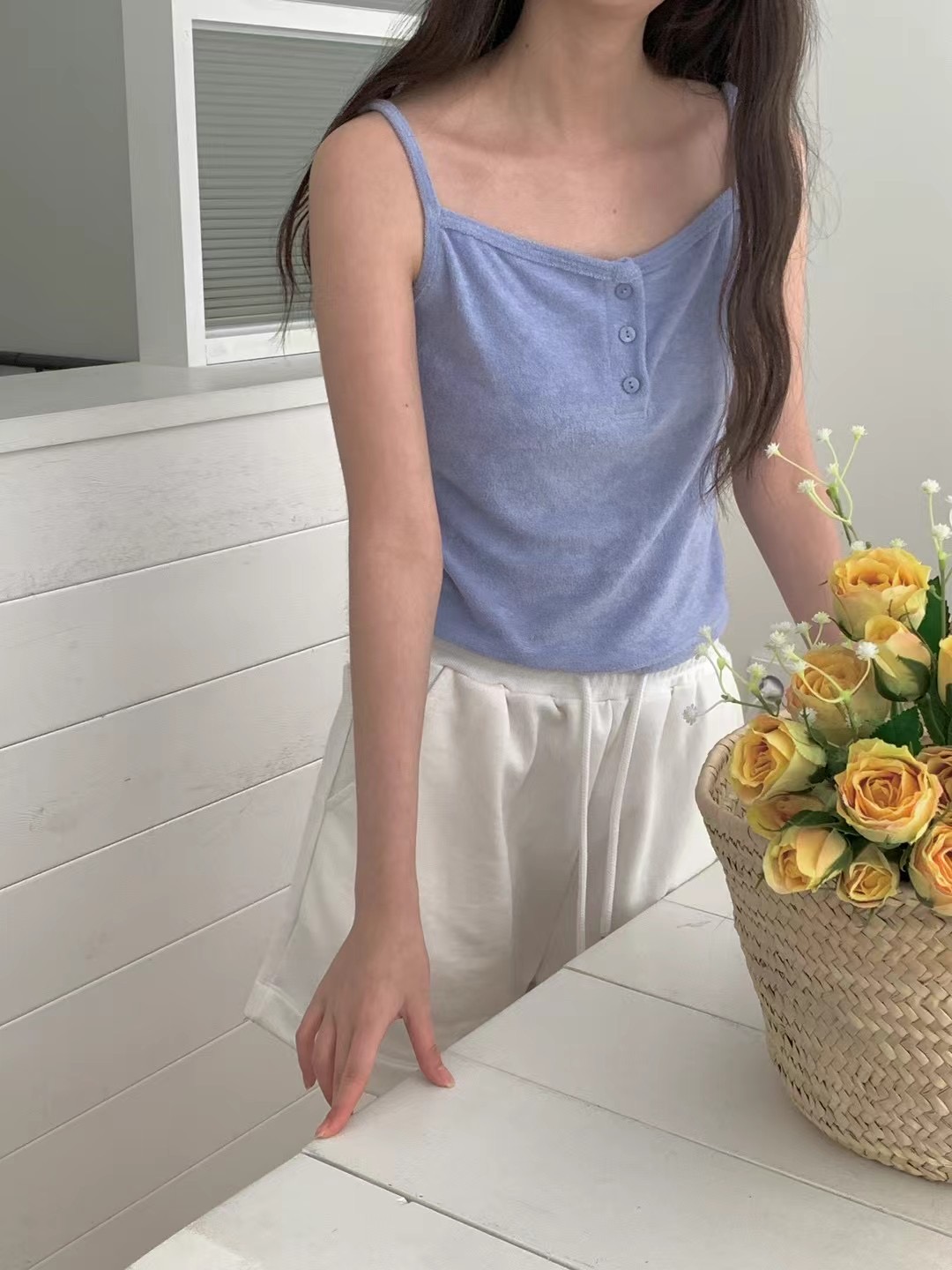OBE韓國直郵㊣東大門實拍女裝新款25春夏推薦人氣時尚吊帶背心OBE吊帶/背心圖色3