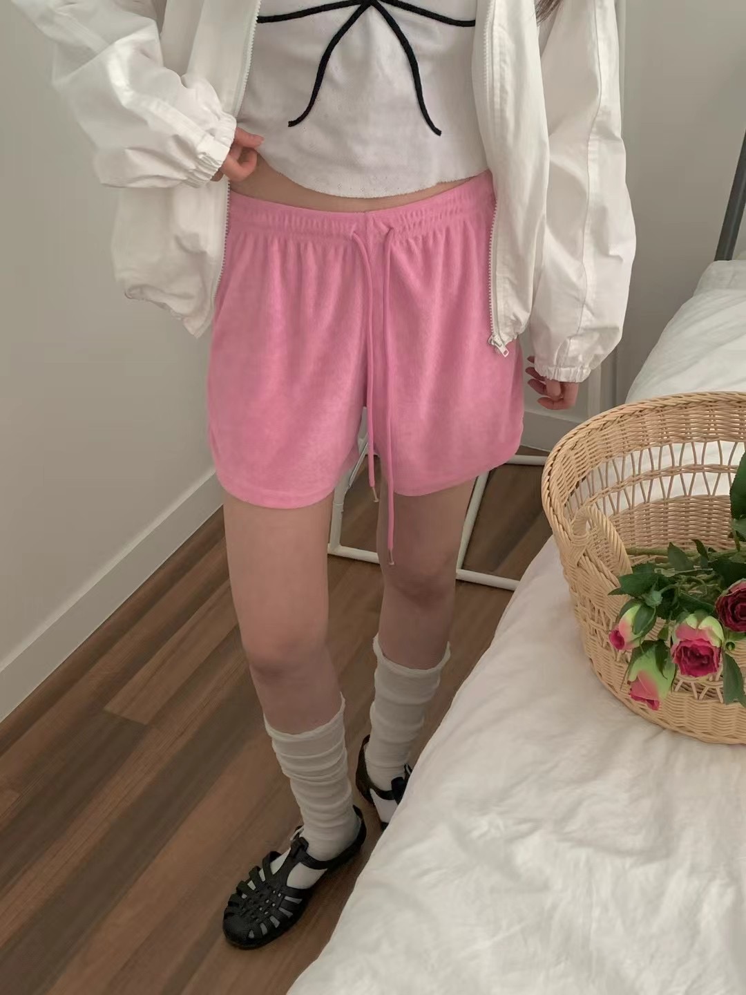 OBE韓國㊣直郵東大門代購女裝新品時尚熱賣人氣推薦休閑短褲OBE短褲圖色3