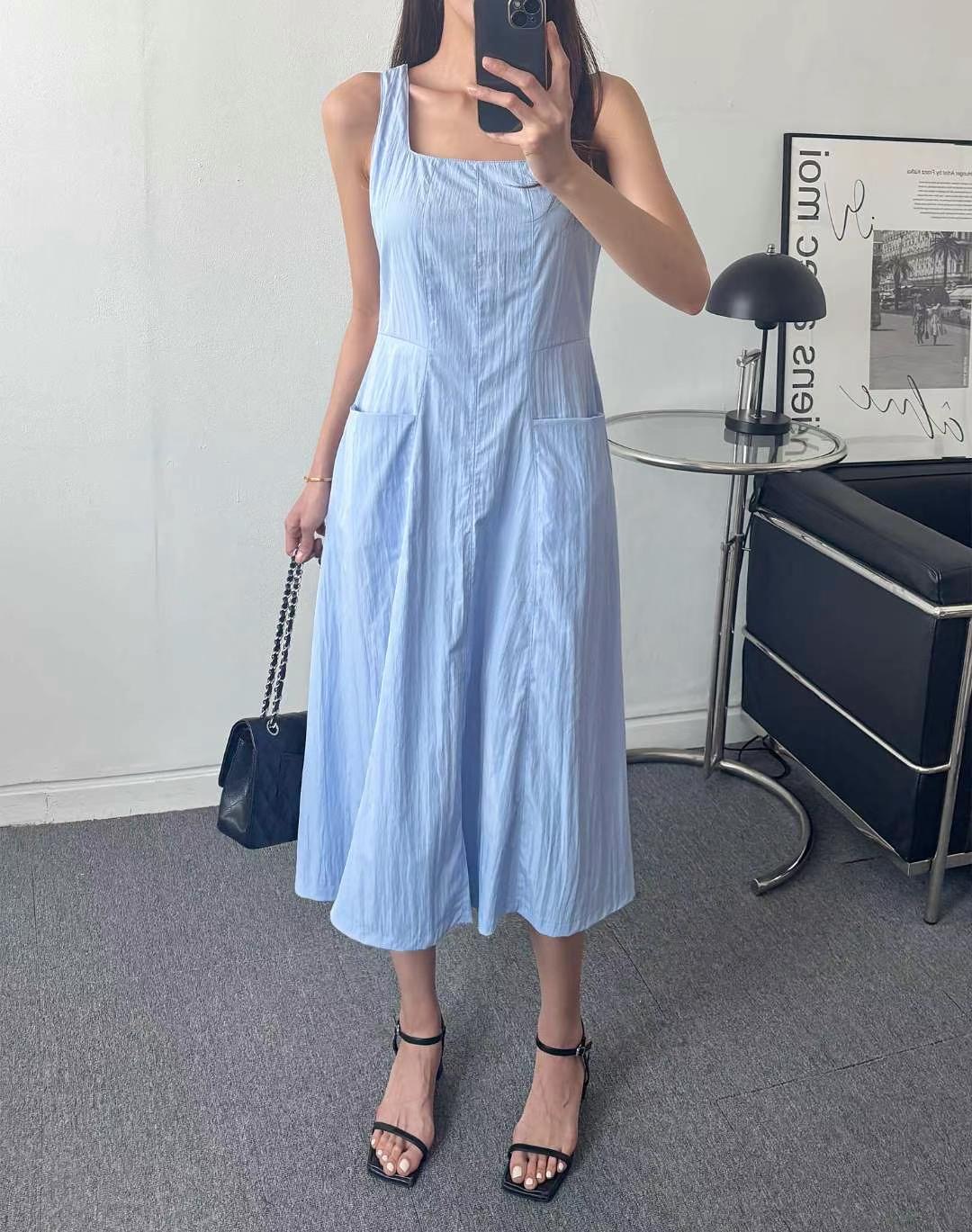MINK DESIGN直郵韓國代購㊣女裝新款25春夏休閑時尚連衣裙MINK DESIGN連衣裙