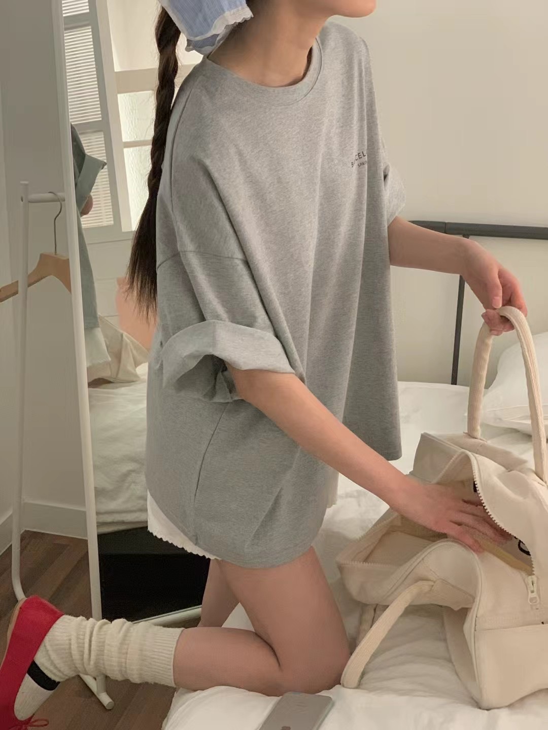 OBE直郵韓國代購㊣女裝新款時尚熱賣推薦25春夏人氣休閑T恤OBET恤