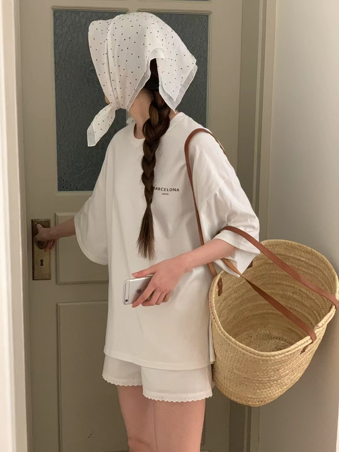 OBE直郵韓國代購㊣女裝新款時尚熱賣推薦25春夏人氣休閑T恤OBET恤圖色3