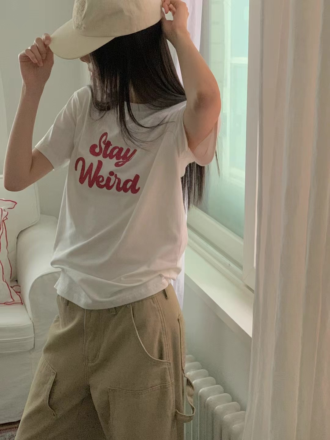 OBE韓國直郵㊣女裝新款推薦熱賣25春夏時尚休閑人氣T恤OBET恤