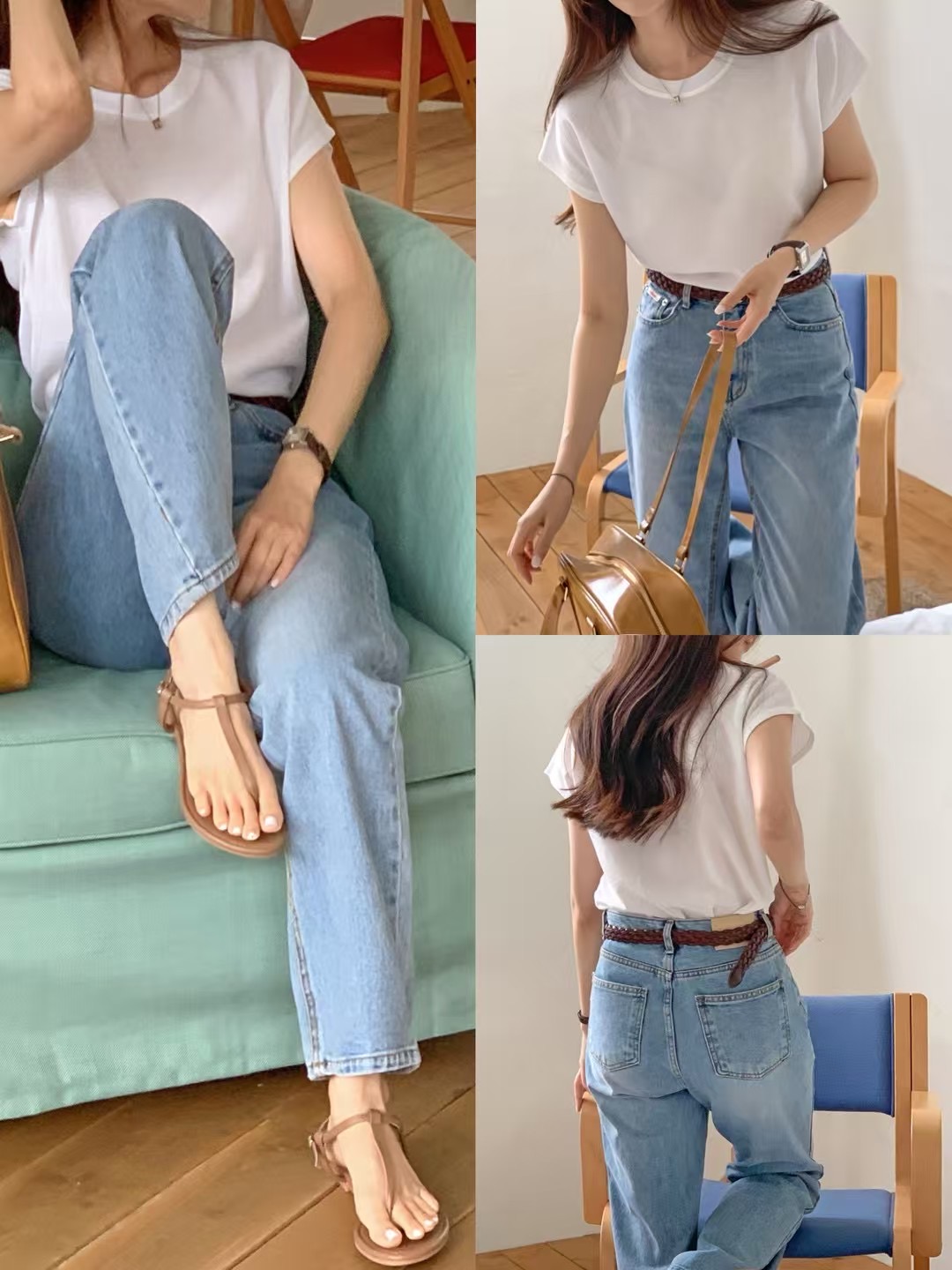VANILLA-바닐라-T直郵韓國代購㊣女裝新品25春夏熱賣時尚T恤VANILLAT恤