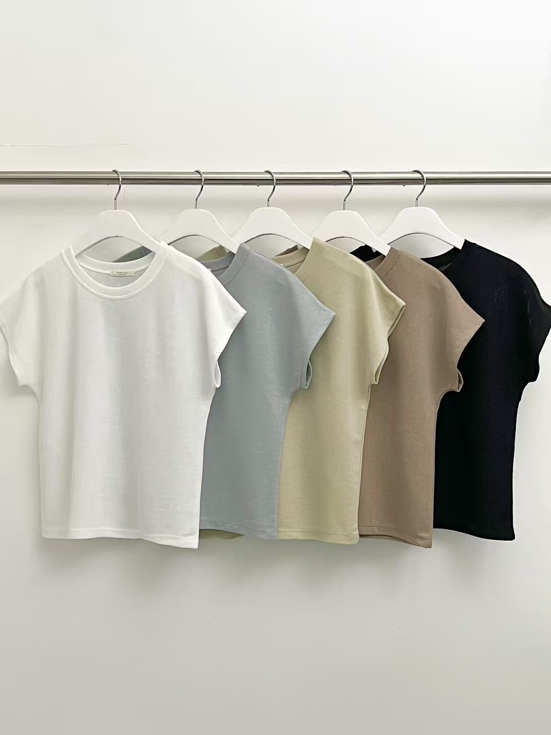 VANILLA-바닐라-T直郵韓國代購㊣女裝新品25春夏熱賣時尚T恤VANILLAT恤圖色3左三色
