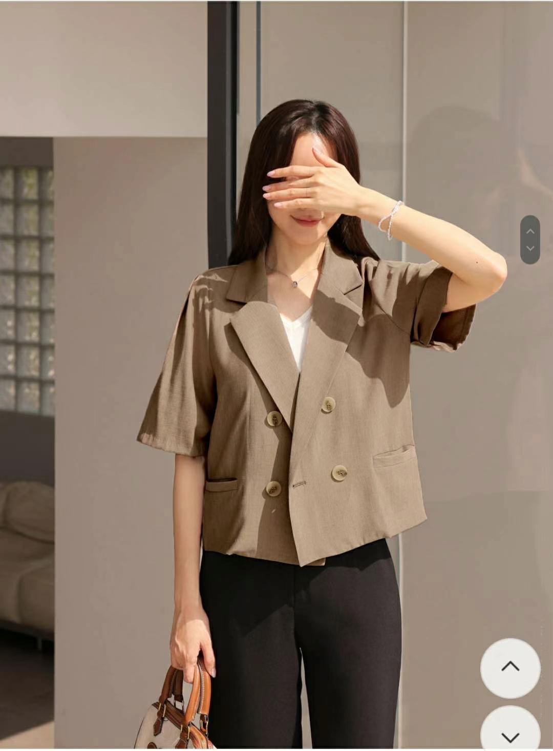 MINK DESIGN韓國直郵㊣東大門實拍女裝新款時尚人氣推薦夾克MINK DESIGN夾克