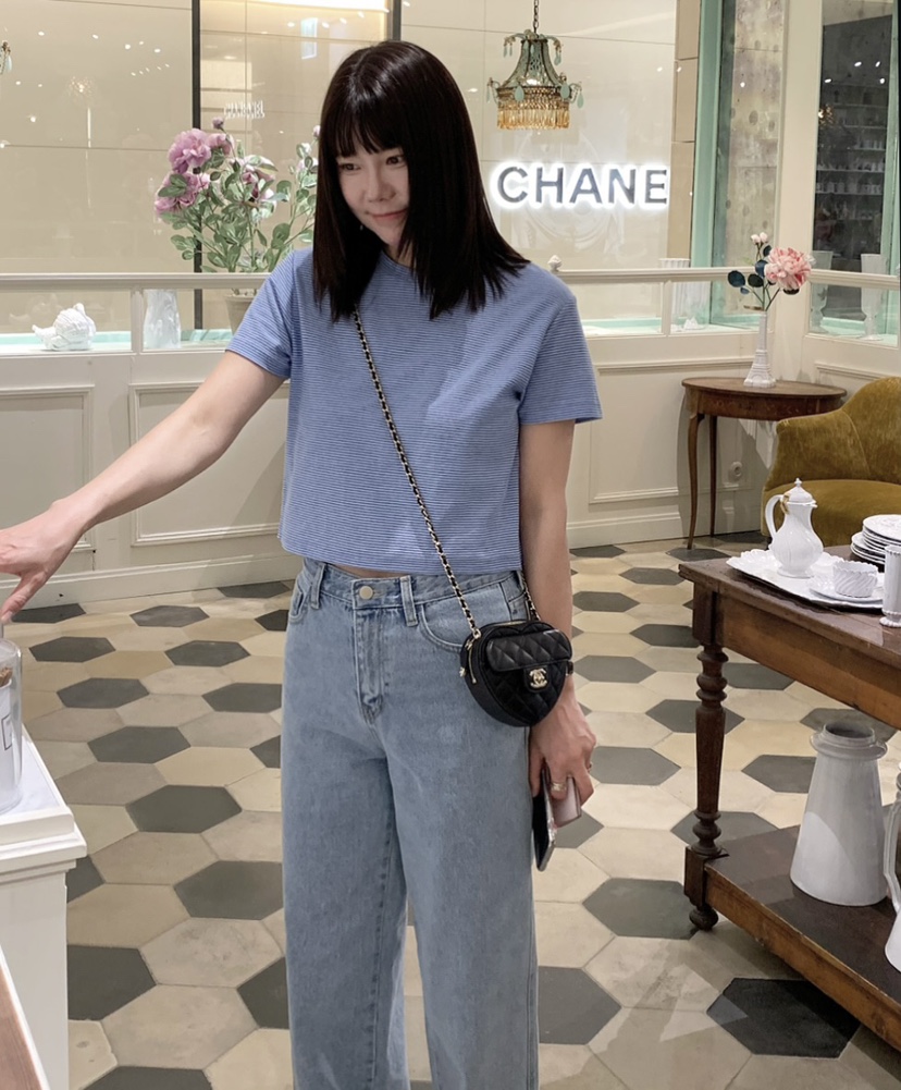 COURGETTE直郵韓國代購㊣女裝新款25春夏時尚休閑人氣熱賣T恤COURGETTET恤