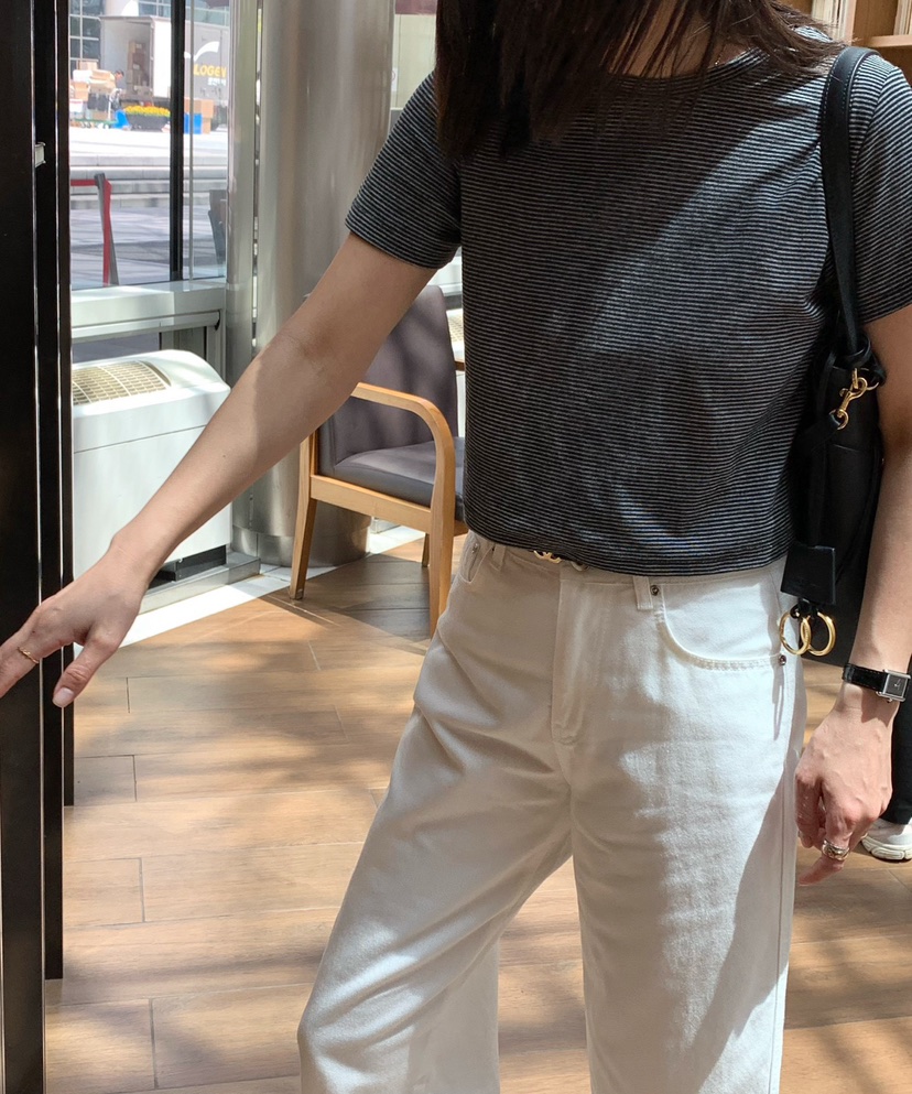 COURGETTE直郵韓國代購㊣女裝新款25春夏時尚休閑人氣熱賣T恤COURGETTET恤