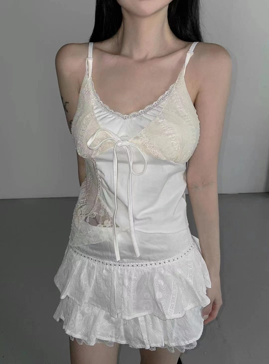 STREET直郵韓國代購㊣女裝新款25春夏時尚人氣推薦吊帶背心STREET吊帶/背心圖色2
