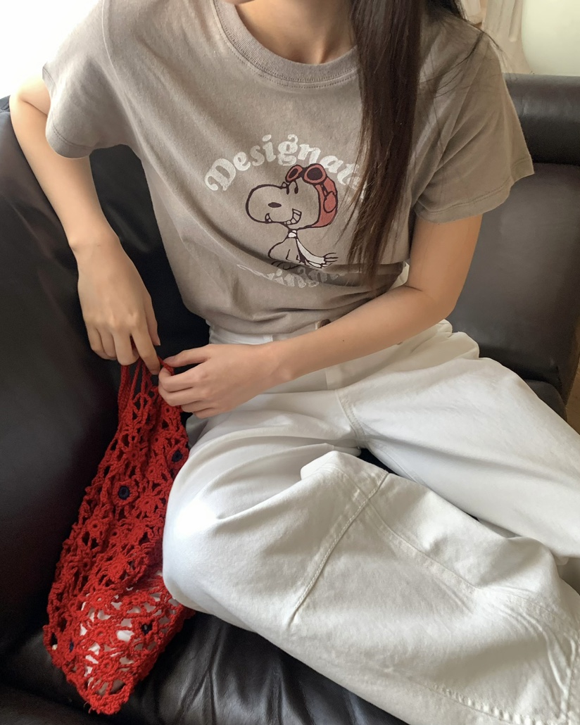 PEBBLE韓國直郵㊣東大門實拍女裝新款推薦25春夏熱賣時尚T恤PEBBLE/LAYERT恤