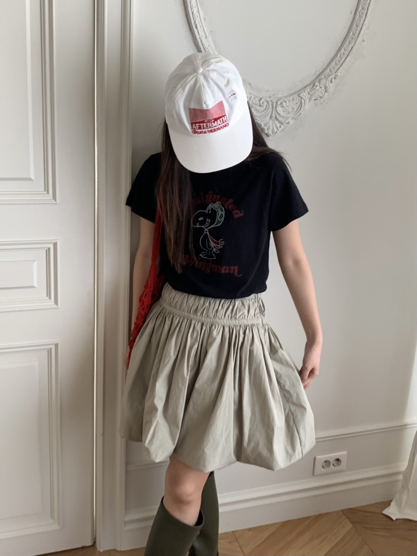 PEBBLE韓國直郵㊣東大門實拍女裝新款推薦25春夏熱賣時尚T恤PEBBLE/LAYERT恤