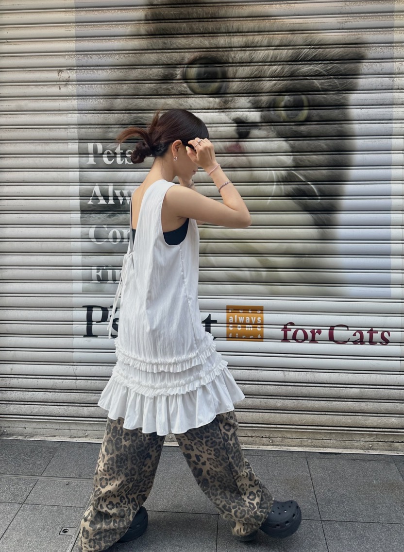 BYRING韓國直郵㊣女裝新品25春夏休閑熱賣時尚連衣裙荷葉邊BYRING連衣裙