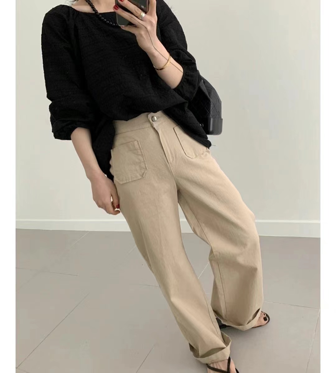 MARLY韓國直郵㊣女裝新款人氣25春夏時尚休閑熱賣推薦牛仔褲MARLY牛仔褲