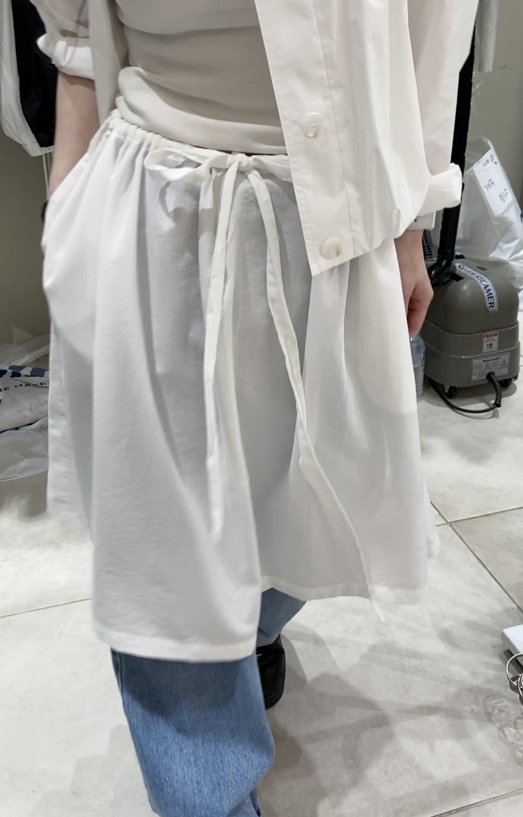 CURVY韓國直郵㊣東大門實拍女裝新品時尚推薦半身裙中短裙條紋CURVY半身裙/中短裙