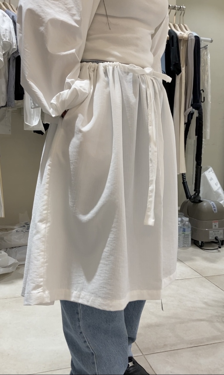 CURVY韓國直郵㊣東大門實拍女裝新品時尚推薦半身裙中短裙條紋CURVY半身裙/中短裙