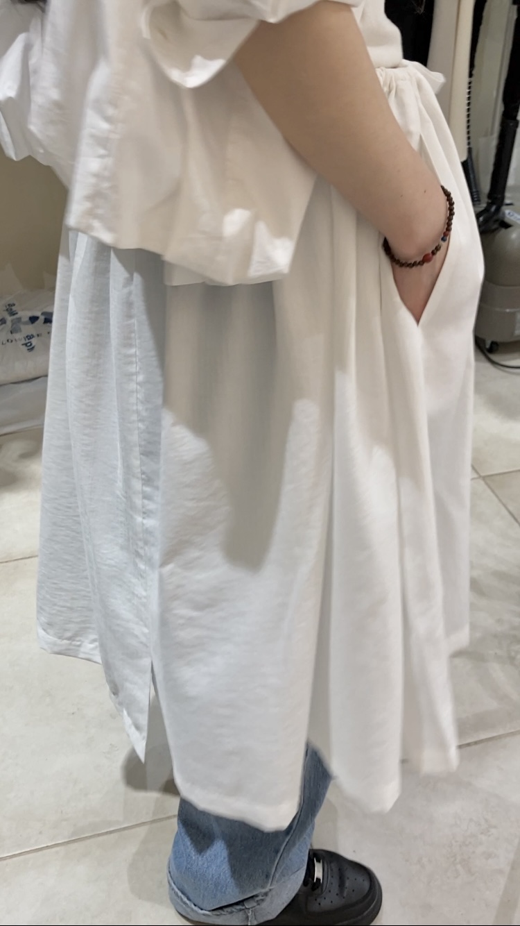 CURVY韓國直郵㊣東大門實拍女裝新品時尚推薦半身裙中短裙條紋CURVY半身裙/中短裙